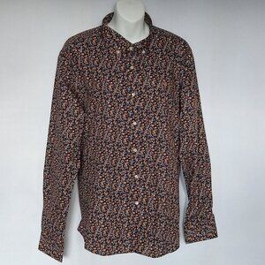 Morozotti ist Reg Fit Size 3XL 100% Cotton Floral New NWT